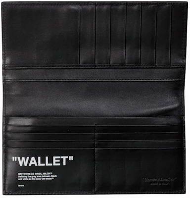 Cartera OFF-WHITE Quote Yen "WALLET" Negra Blanca Lookbook Cartera OFF-WHITE Quote Yen "WALLET" Negra Blanca
