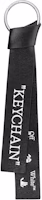 Off-White Quotes Keyring Black