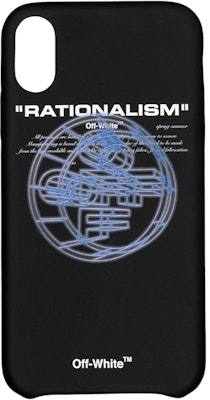 Off-White Rationalism iPhone XS Case Black/Multicolor Buy Off-White Rationalism iPhone XS Case Black/Multicolor