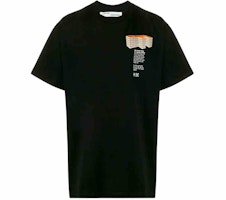 OFF-WHITE Rationalism Logo Print Black T-Shirt OMAA038R201850071088 OFF-WHITE Rationalism Logo Print Black T-Shirt OMAA038R201850071088
