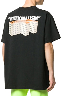 OFF-WHITE Rationalism 黑色印花標誌T恤 OMAA038R201850071088 Purchase OFF-WHITE Rationalism 黑色印花標誌T恤 OMAA038R201850071088