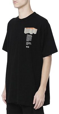 OFF-WHITE Rationalism 黑色印花標誌T恤 OMAA038R201850071088 Details for OFF-WHITE Rationalism 黑色印花標誌T恤 OMAA038R201850071088