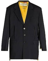 Off-White Reconstructed Wool Jacket Black Off-White Reconstructed Wool Jacket Black