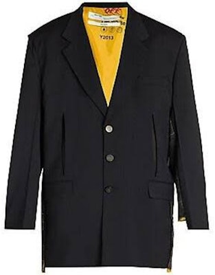 Jaket Bulu Rekaan Semula Off-White Hitam Buy Jaket Bulu Rekaan Semula Off-White Hitam