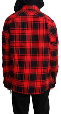 오프화이트 레드 체크 긴팔 셔츠 레귤러 핏 OMGA061E18A270012000 Shop 오프화이트 레드 체크 긴팔 셔츠 레귤러 핏 OMGA061E18A270012000