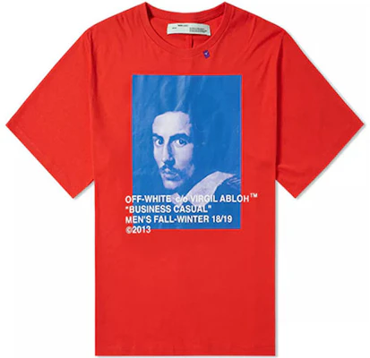 OFF-WHITE 紅色圖案寬版T恤 OMAA038F181850112030 Order OFF-WHITE 紅色圖案寬版T恤 OMAA038F181850112030