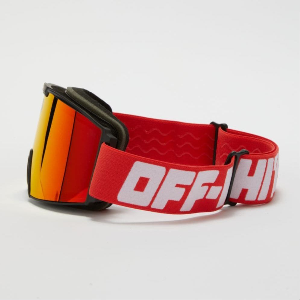 OFF-WHITE Red Unisex Anti-Fog Windproof Ski Goggles - Safe & Comfortable 2OATACU3EWF22PLA0012 圖 5