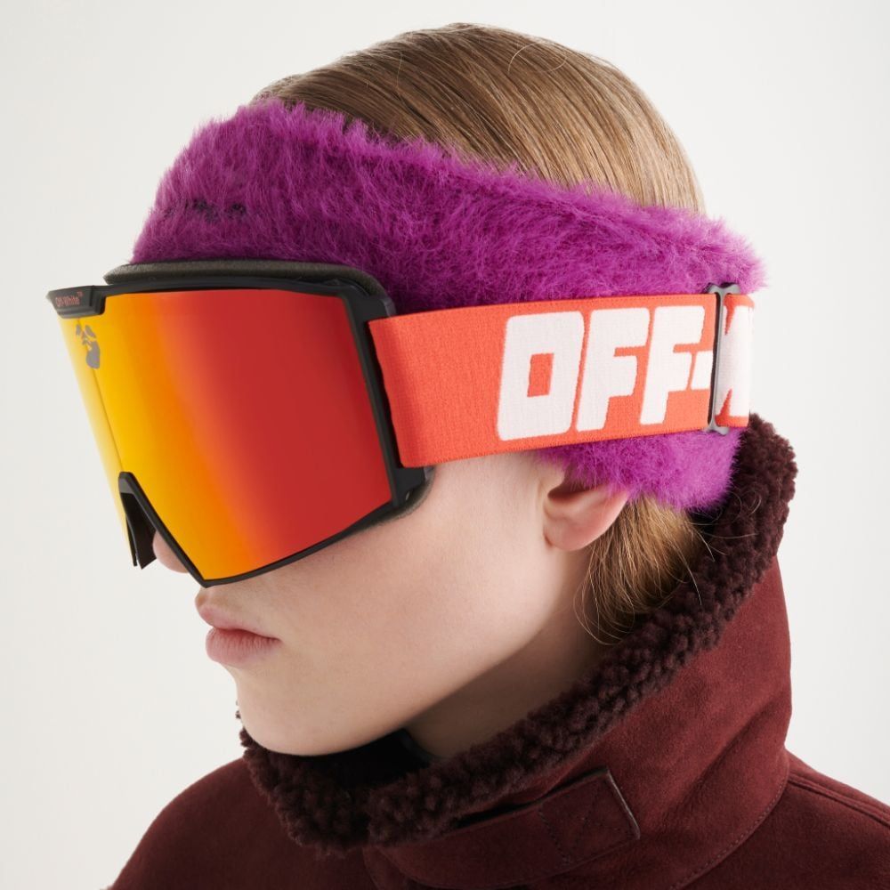 OFF-WHITE Red Unisex Anti-Fog Windproof Ski Goggles - Safe & Comfortable 2OATACU3EWF22PLA0012 圖 6