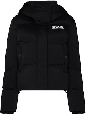 Off-White Regular Puffer Jacket 'Black/White' Buy Off-White Regular Puffer Jacket 'Black/White'