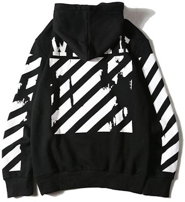 OFF-WHITE Religious Dissolution Hoodie Pria Hitam Pullover OMBB003S160030061088 Lookbook OFF-WHITE Religious Dissolution Hoodie Pria Hitam Pullover OMBB003S160030061088