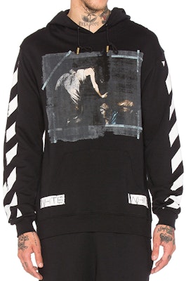 OFF-WHITE Religious Dissolution Hoodie Pria Hitam Pullover OMBB003S160030061088 Shop OFF-WHITE Religious Dissolution Hoodie Pria Hitam Pullover OMBB003S160030061088