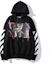 Order OFF-WHITE 宗教圖案連帽衫 初粉黑 男款 CM21010205
