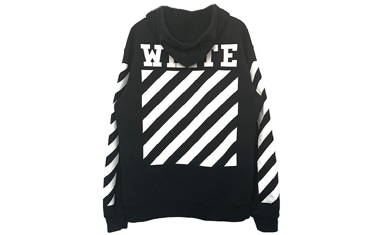 OFF-WHITE Religious Graphic Hoodie Initial Pink Black Men’s Edition CM21010205 圖 3