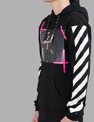 OFF-WHITE 宗教圖案連帽衫 初粉黑 男款 CM21010205 Purchase OFF-WHITE 宗教圖案連帽衫 初粉黑 男款 CM21010205