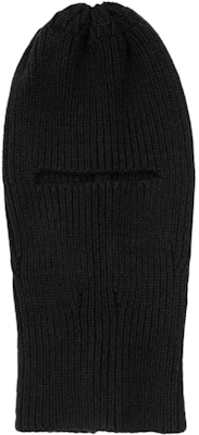 Off-White Rib Knit Balaclava Beanie Black Buy Off-White Rib Knit Balaclava Beanie Black