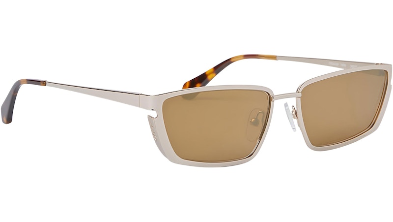 OFF-WHITE Richfield Sunglasses Brown/Gold (OERI119S24MET0017676)