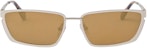 OFF-WHITE Richfield Sunglasses Brown/Gold (OERI119S24MET0017676)