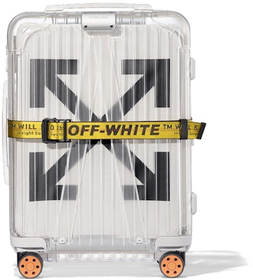 Off-White Rimowa See Through 36L Case White Buy Off-White Rimowa See Through 36L Case White