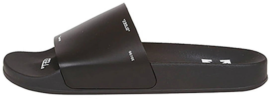 Off-White Rubber 1001 Selipar Hitam Putih Hitam OMIA087S19C220291001 Buy Off-White Rubber 1001 Selipar Hitam Putih Hitam OMIA087S19C220291001