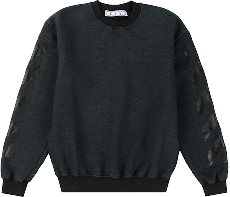 Off-White Rubber Arrow Crewneck 'Black' Buy Off-White Rubber Arrow Crewneck 'Black'