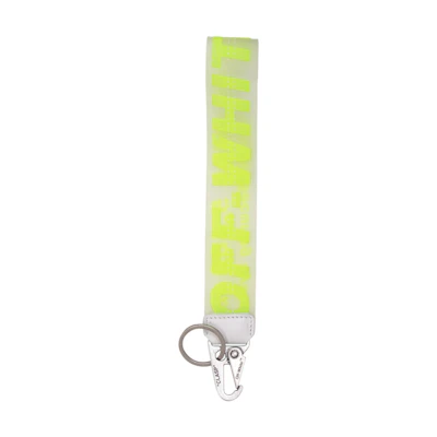 Off-White Rubber Industrial Keychain (SS19) Fluo Yellow