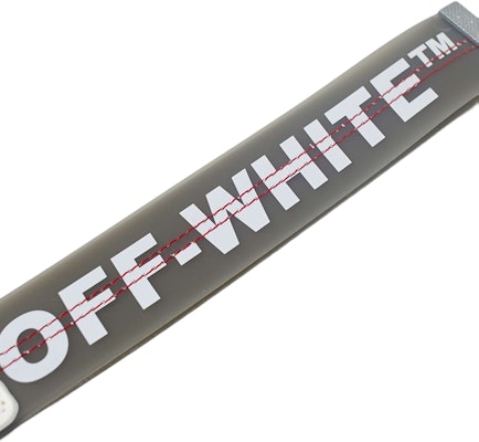 Off-White Rubber Industrial Keychain Black Order Off-White Rubber Industrial Keychain Black