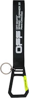 Off-White Rubber Keychain Black/White Off-White Rubber Keychain Black/White