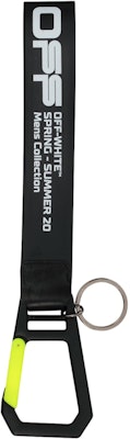 Off-White Rubber Keychain Black/White Order Off-White Rubber Keychain Black/White