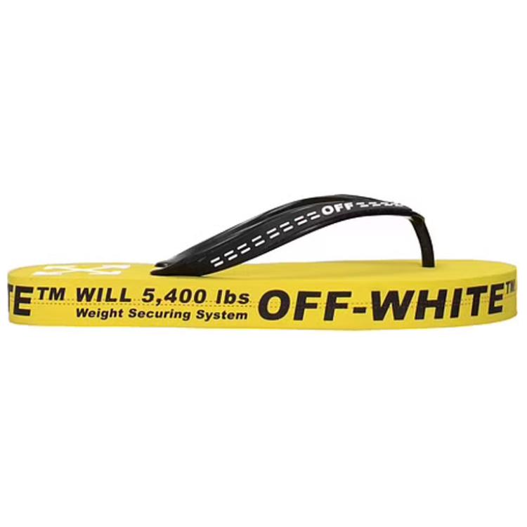 Off-White Rubber Logo Slide 'Yellow' 圖 2
