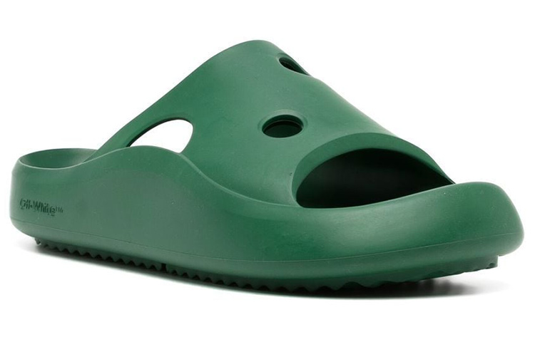 Off-White Rubber Slide 'Green Meteor' 圖 2