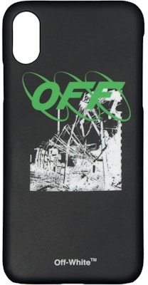 Off-White Ruined Factory iPhone X Case Black/White Buy Off-White Ruined Factory iPhone X Case Black/White