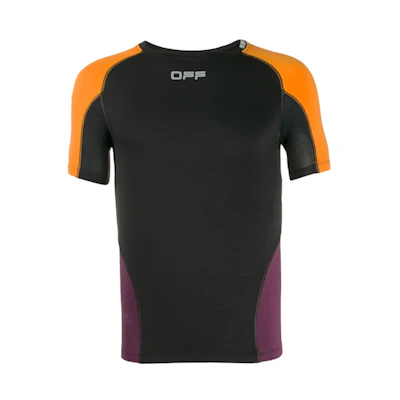 Off-White Running T-Shirt Orange/Silver