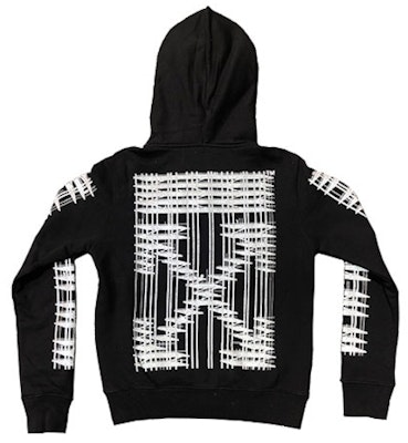 Off-White Scaffold Arrow Logo Zip Hoodie Black Order Off-White Scaffold Arrow Logo Zip Hoodie Black
