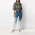Off-White Shaped Baggy Denim Jeans Bleached Blue