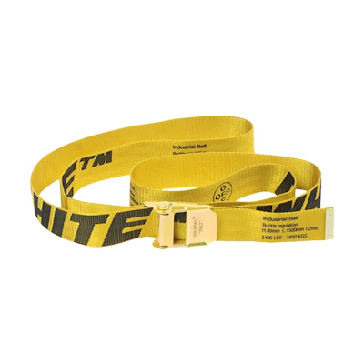 Off-White Short 2.0 Industrial Belt Yellow/Black/Gold