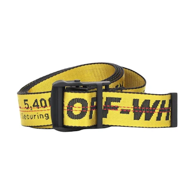 Off-White Short Industrial Belt Yellow/Black