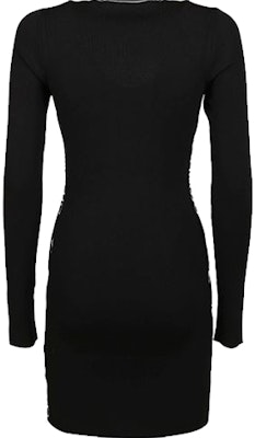 오프 화이트 사이드 로고 프린트 블랙 드레스 OWHI033E20KNI0011000 Buy 오프 화이트 사이드 로고 프린트 블랙 드레스 OWHI033E20KNI0011000