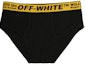 Buy Off-White Single Pack Slip Underwear Black/Yellow/Black