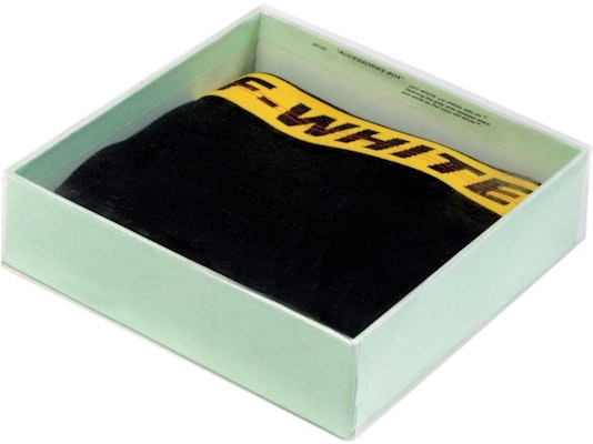 Off-White Single Pack Slip Underwear Black/Yellow/Black Order Off-White Single Pack Slip Underwear Black/Yellow/Black