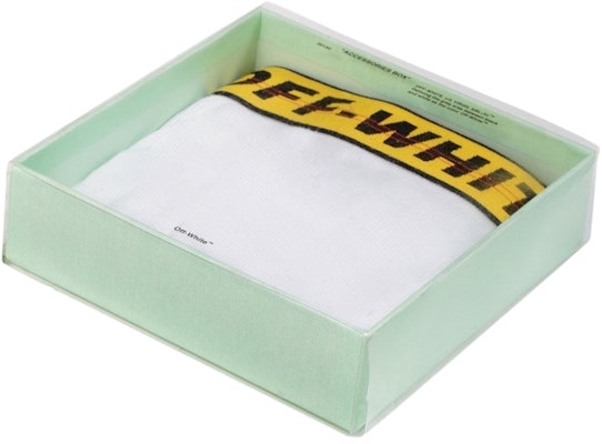 Off-White Single Pack Stretch Cotton Boxer Briefs White/Yellow/Black Order Off-White Single Pack Stretch Cotton Boxer Briefs White/Yellow/Black