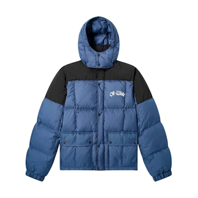 Off-White Ski Down Puffer Jacket Blue/Black