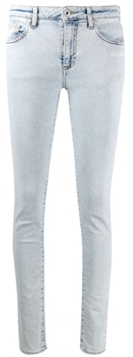 Off-White Skinny Denim Jeans Blue/White Buy Off-White Skinny Denim Jeans Blue/White