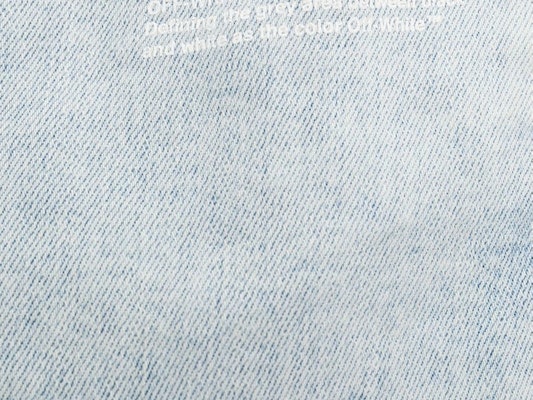 Off-White Skinny Denim Jeans Blue/White Lookbook Off-White Skinny Denim Jeans Blue/White