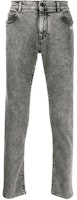 Off-White Skinny Fit Denim Jeans Medium Grey/White Off-White Skinny Fit Denim Jeans Medium Grey/White