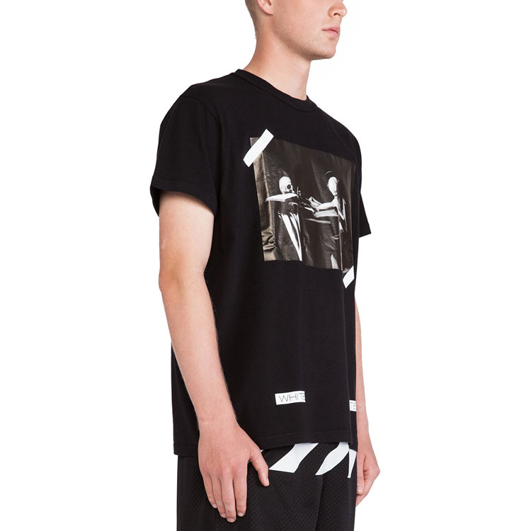 Purchase OFF-WHITE Baju T Hitam Lukisan Tengkorak AU1001-03-05