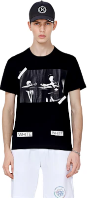 OFF-WHITE Baju T Hitam Lukisan Tengkorak AU1001-03-05 Cheap OFF-WHITE Baju T Hitam Lukisan Tengkorak AU1001-03-05
