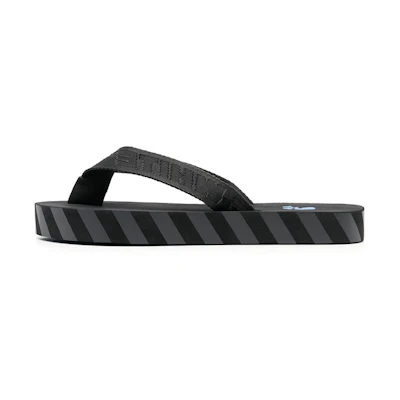 Off-White Slide 'Black Striped'