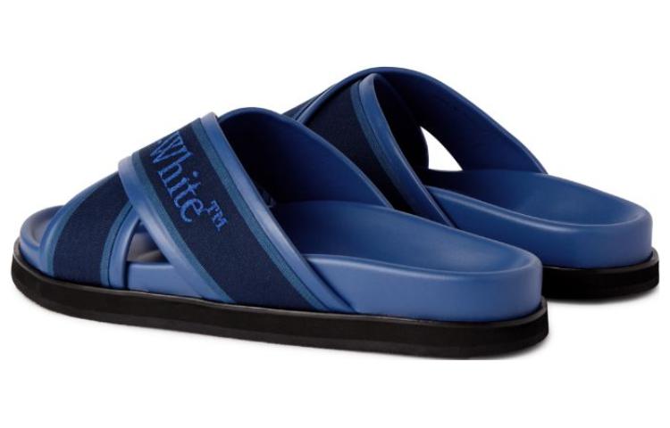 Off-White Slide 'Blue Black' 圖 5
