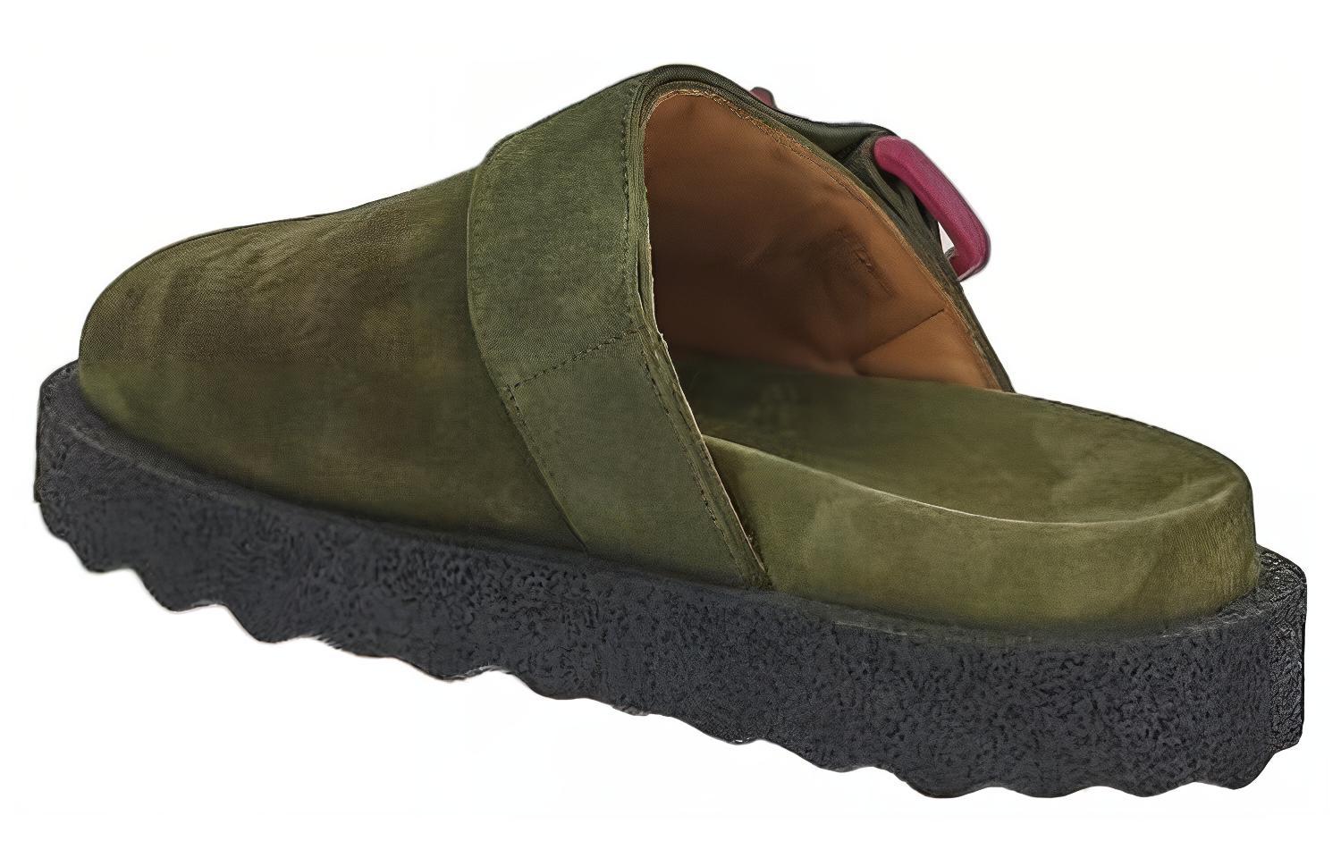 Off-White Slide 'Green Velvet' 圖 3
