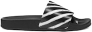 Order Off-White Sandal 'Spray Stripe - Hitam Putih' OMIA087S19C220371001-/-OMIC001R21MAT0041001